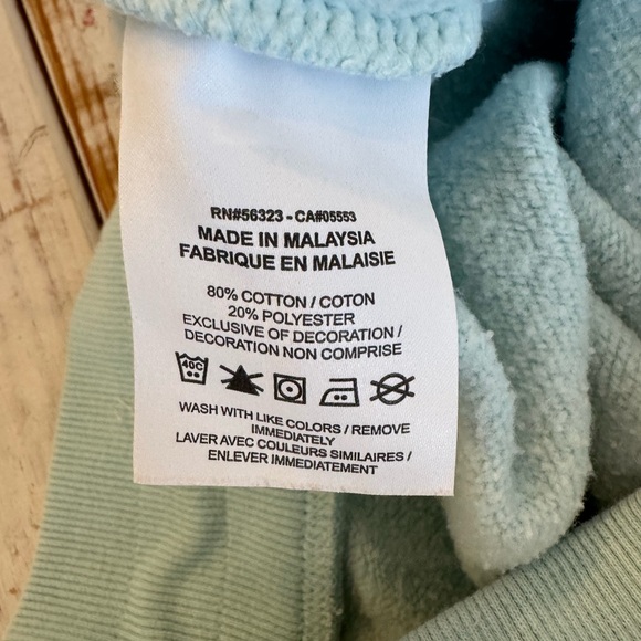 Nike Light Blue/ aqua hue Joggers Women’s size Medium wide leg heavy sweats - Picture 10 of 13